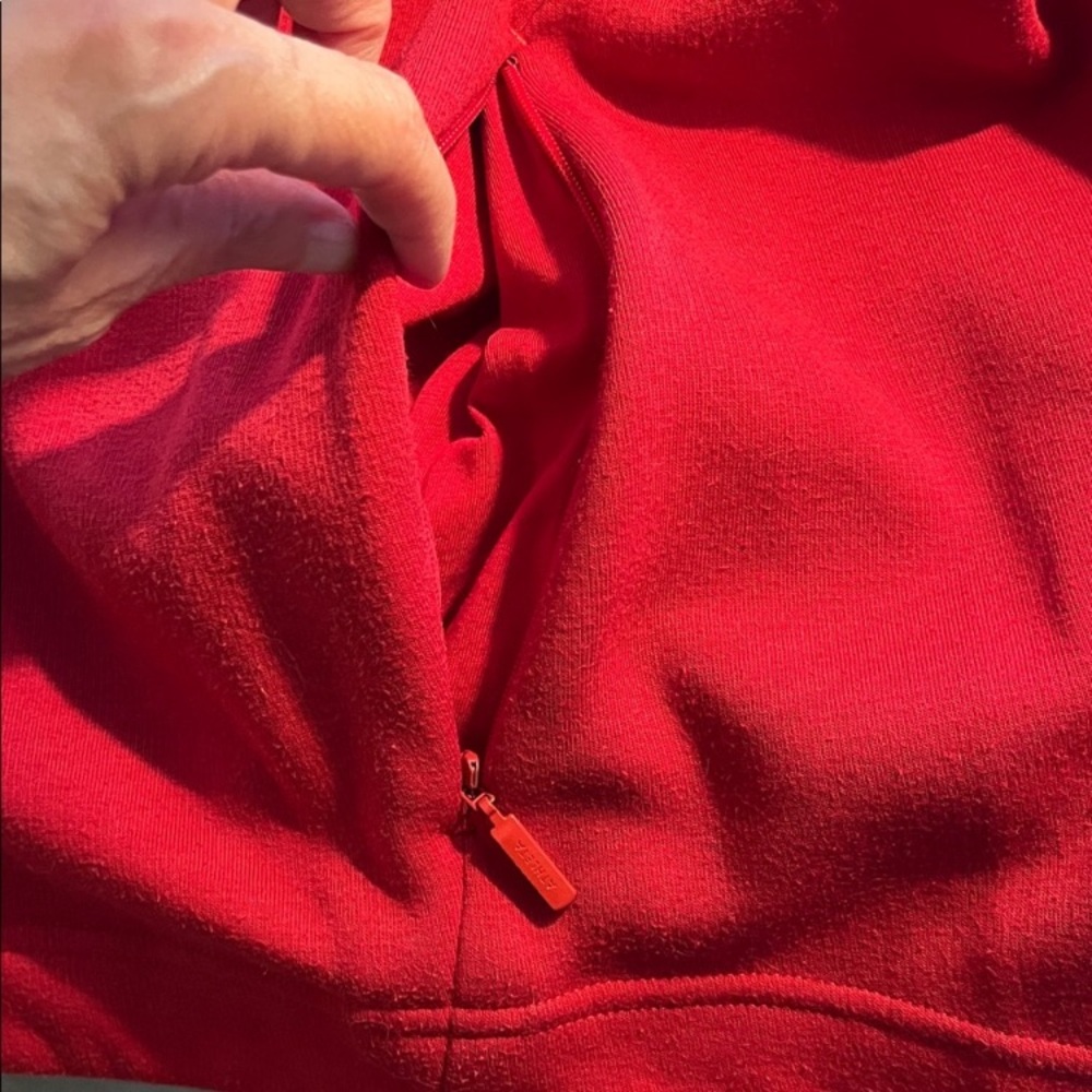 Athleta Raspberry Funnel Neck Pullover - image 8